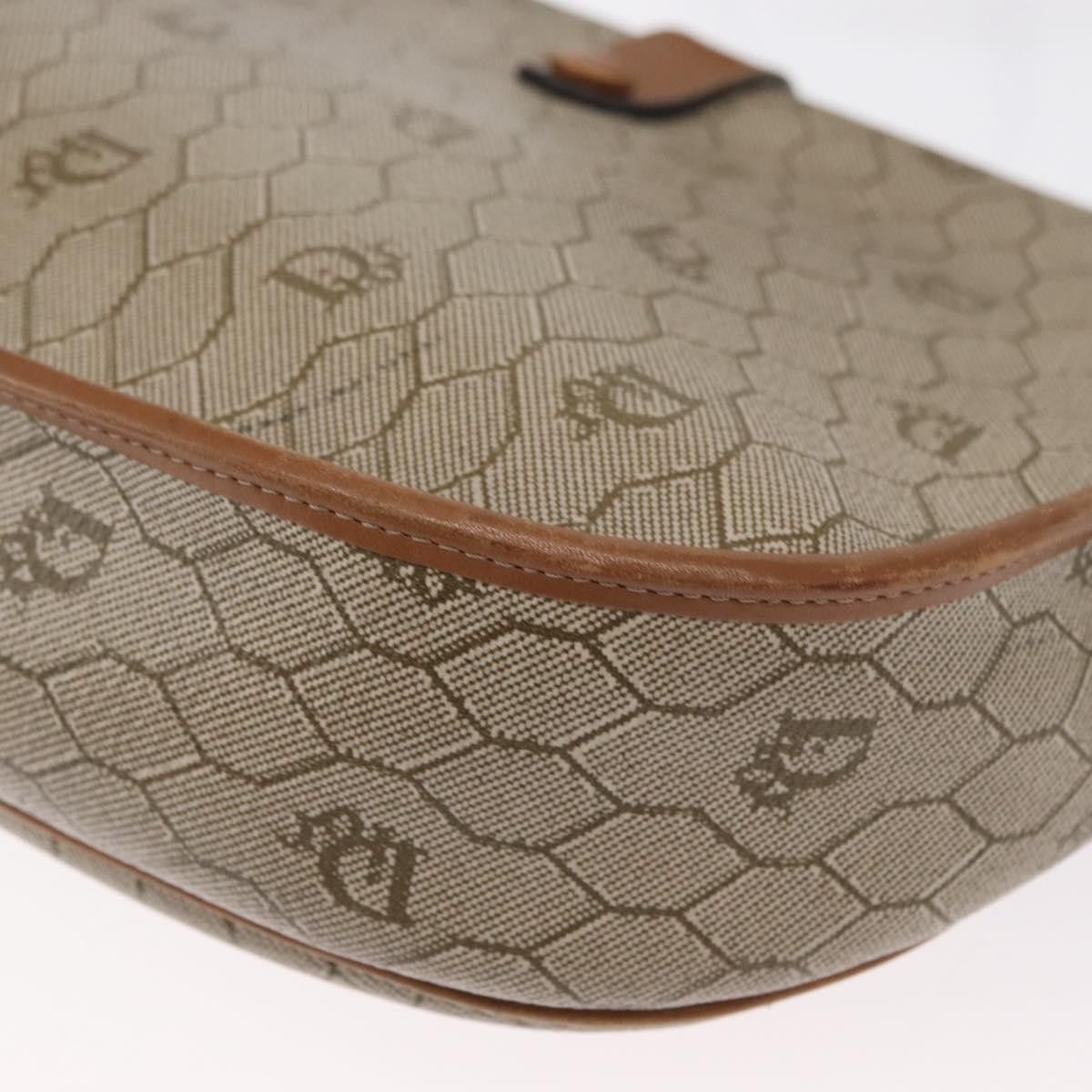 Dior Christian Dior Vintage Honeycomb Canvas and Leather Size ONE SIZE - 11 Thumbnail