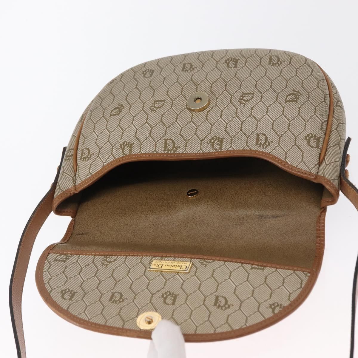 Dior Christian Dior Vintage Honeycomb Canvas and Leather Size ONE SIZE - 17 Thumbnail