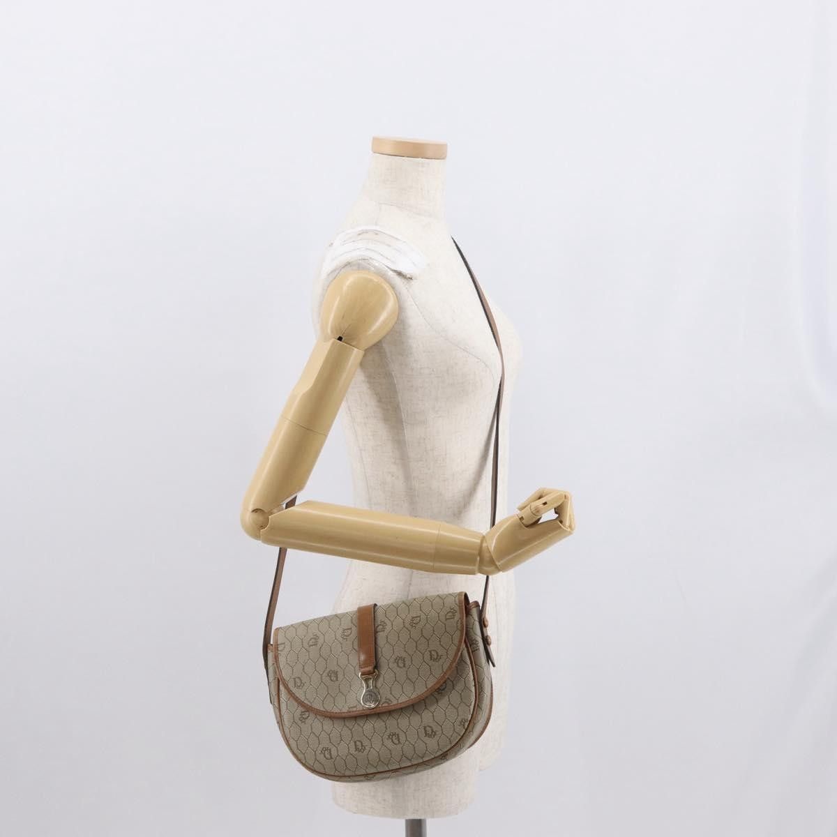 Dior Christian Dior Vintage Honeycomb Canvas and Leather Size ONE SIZE - 13 Thumbnail