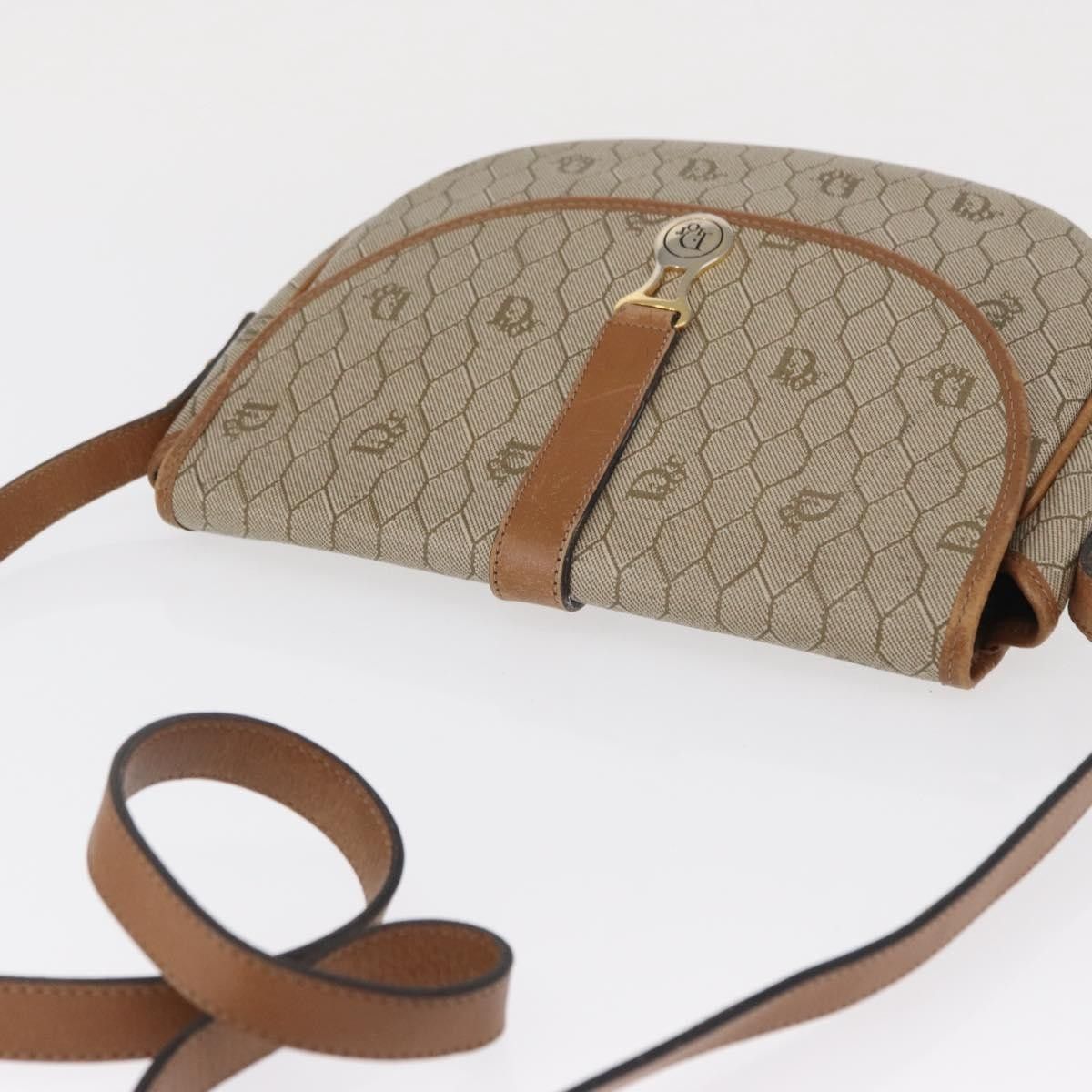 Dior Christian Dior Vintage Honeycomb Canvas and Leather Size ONE SIZE - 14 Thumbnail