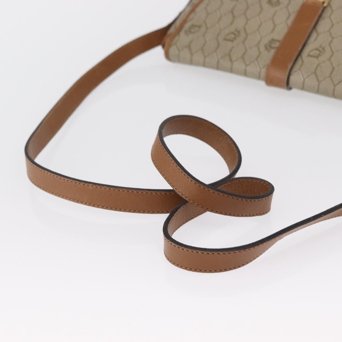 Dior Christian Dior Vintage Honeycomb Canvas and Leather Size ONE SIZE - 7 Thumbnail
