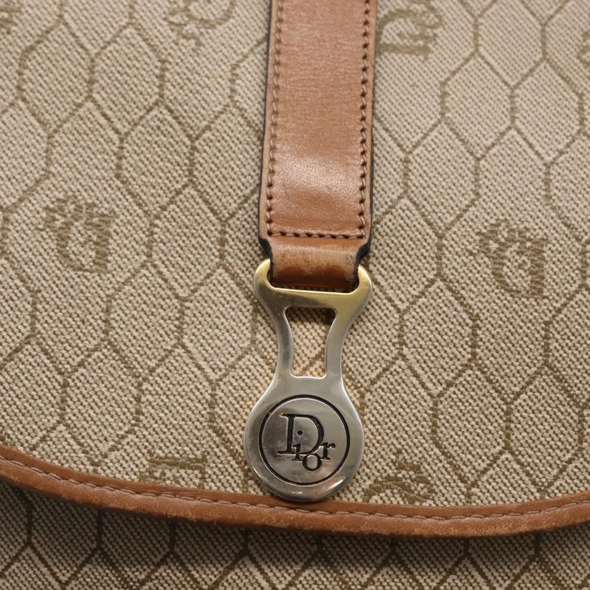 Dior Christian Dior Vintage Honeycomb Canvas and Leather Size ONE SIZE - 12 Thumbnail