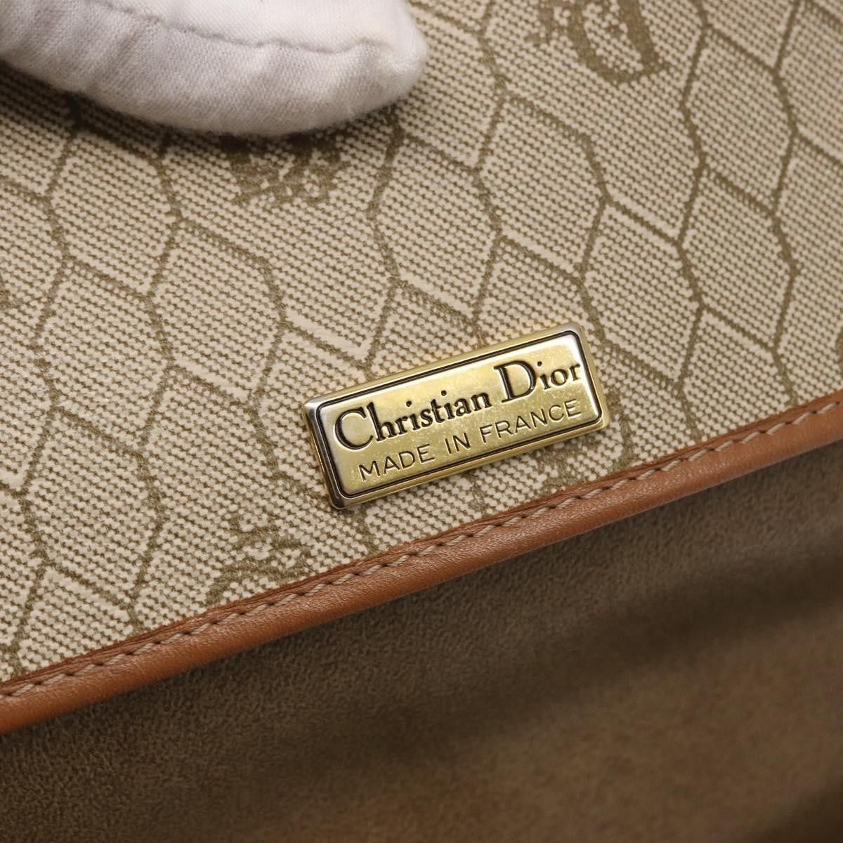Dior Christian Dior Vintage Honeycomb Canvas and Leather Size ONE SIZE - 6 Thumbnail