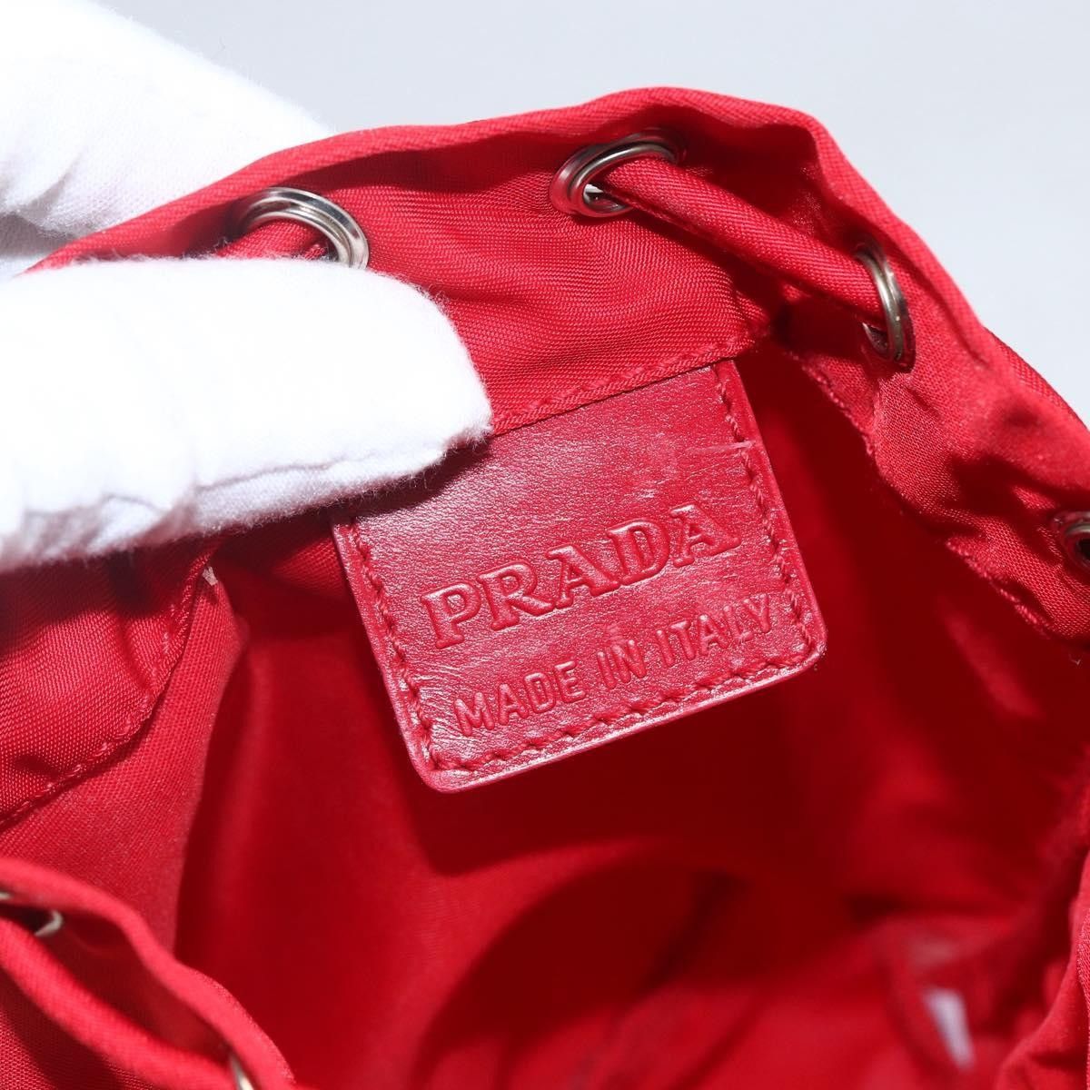 Prada Prada Drawstring Wristlet Bucket Bag Tessuto Size ONE SIZE - 6 Thumbnail