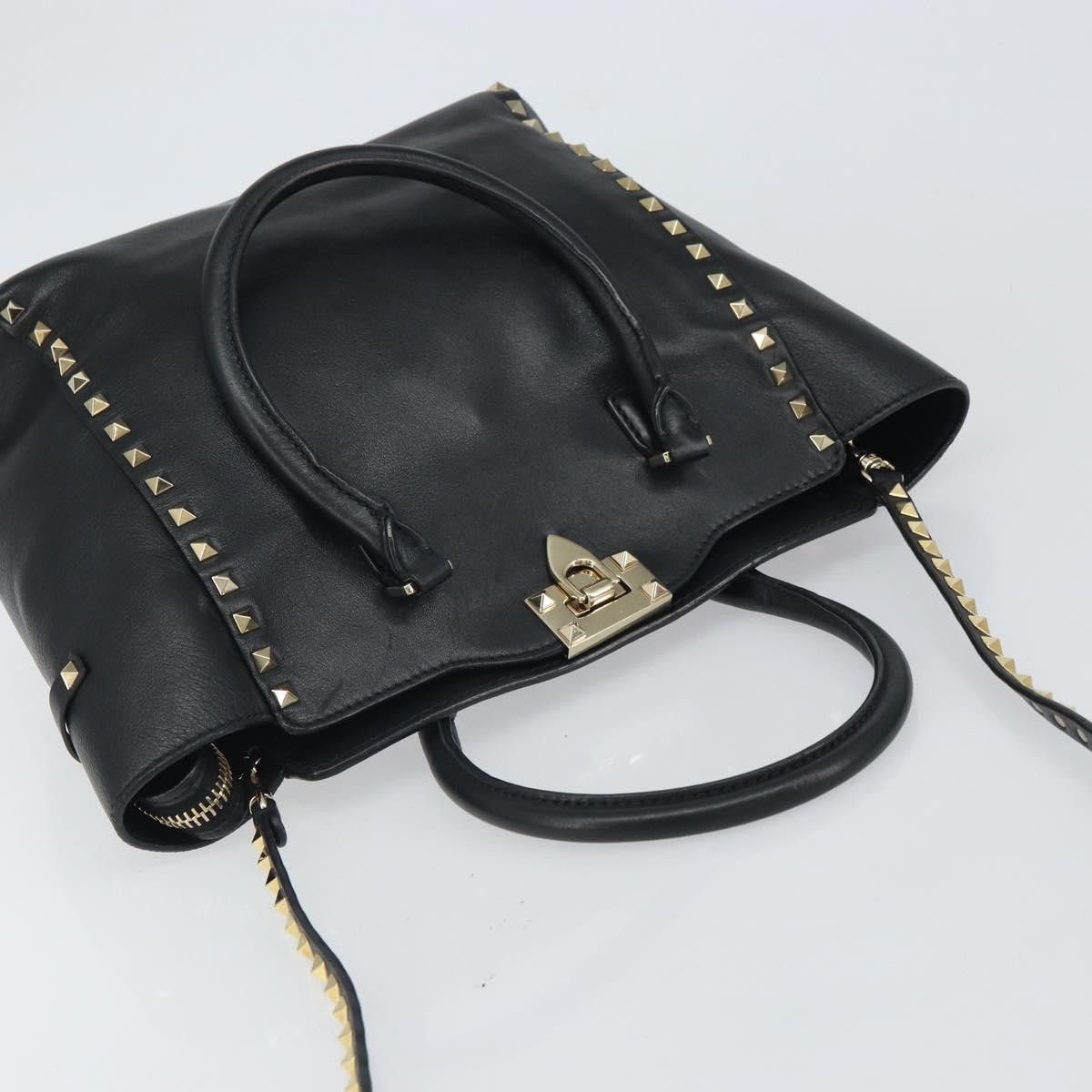 Valentino Valentino Garavani Rockstud Tote Soft Leather Size ONE SIZE - 16 Thumbnail