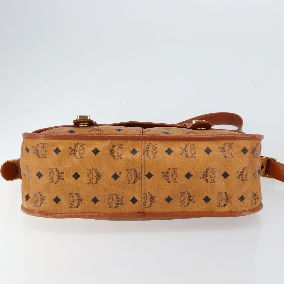 MCM MCM Visetos Shoulder bag Canvas and Leather Size ONE SIZE - 14 Thumbnail