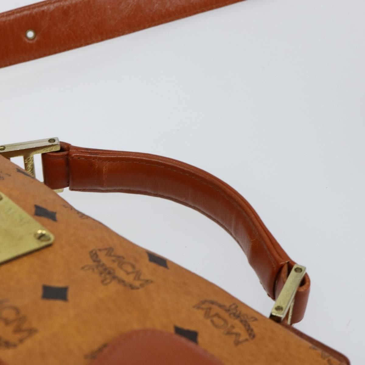 MCM MCM Visetos Shoulder bag Canvas and Leather Size ONE SIZE - 19 Thumbnail