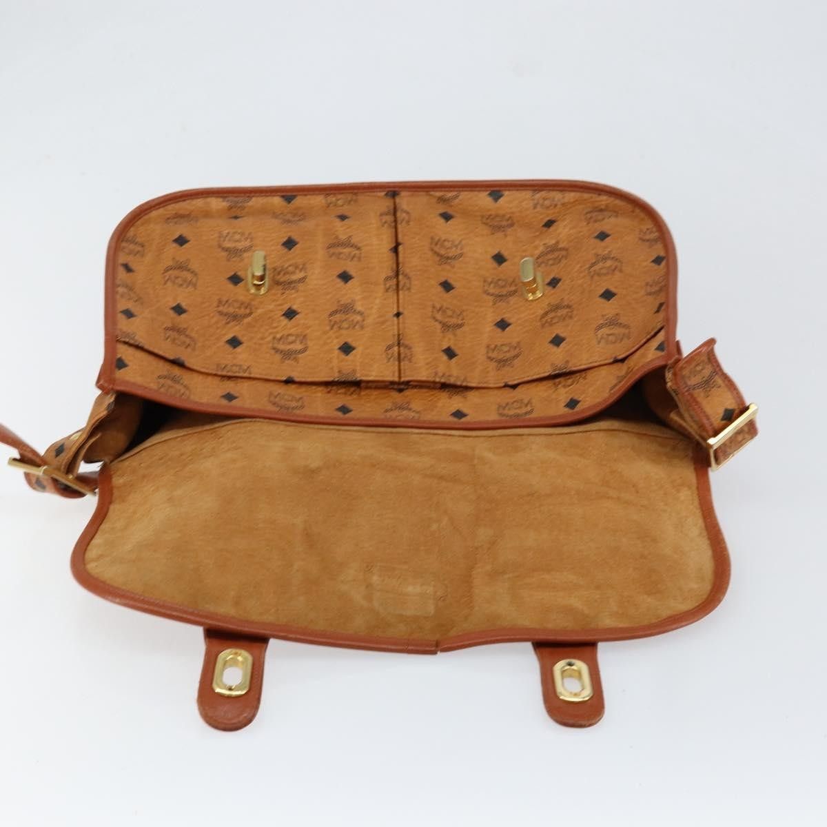 MCM MCM Visetos Shoulder bag Canvas and Leather Size ONE SIZE - 17 Thumbnail