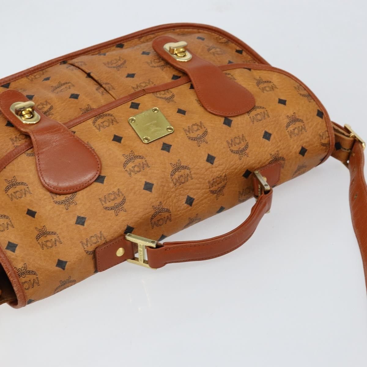 MCM MCM Visetos Shoulder bag Canvas and Leather Size ONE SIZE - 15 Thumbnail