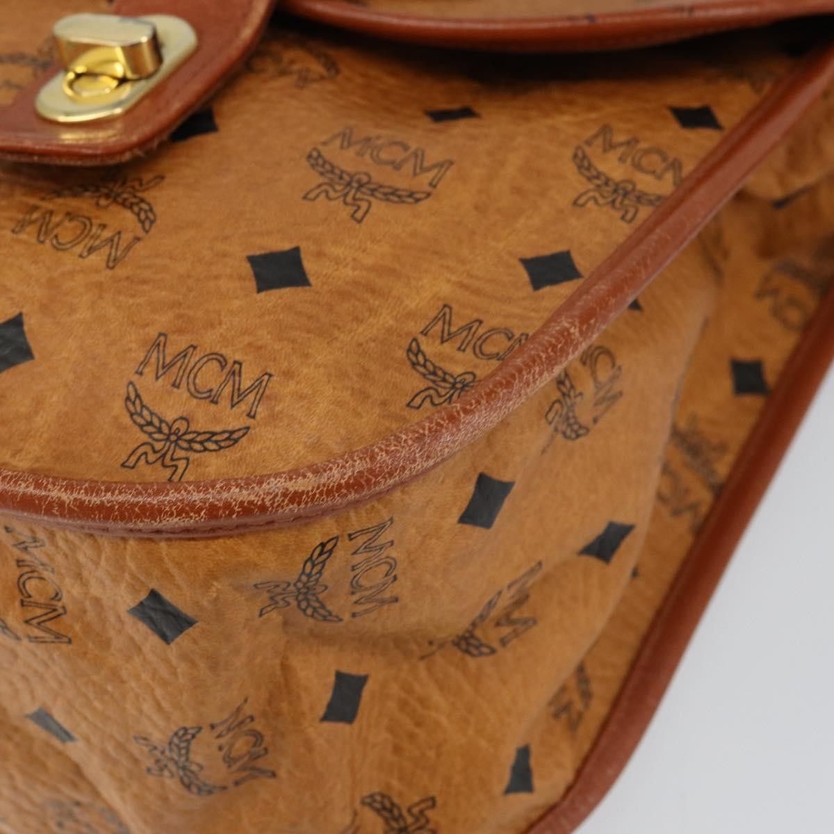 MCM MCM Visetos Shoulder bag Canvas and Leather Size ONE SIZE - 8 Thumbnail