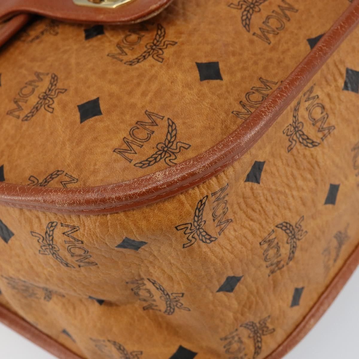 MCM MCM Visetos Shoulder bag Canvas and Leather Size ONE SIZE - 9 Thumbnail