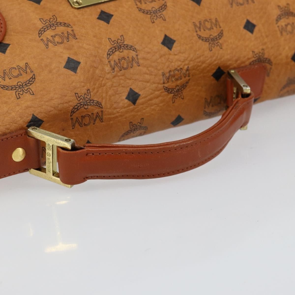 MCM MCM Visetos Shoulder bag Canvas and Leather Size ONE SIZE - 7 Thumbnail