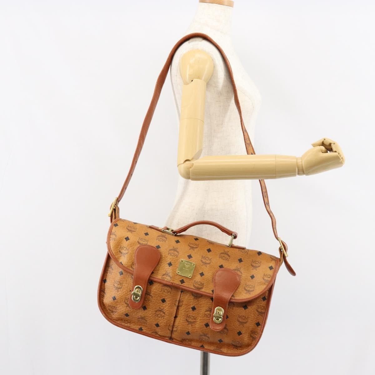 MCM MCM Visetos Shoulder bag Canvas and Leather Size ONE SIZE - 13 Thumbnail