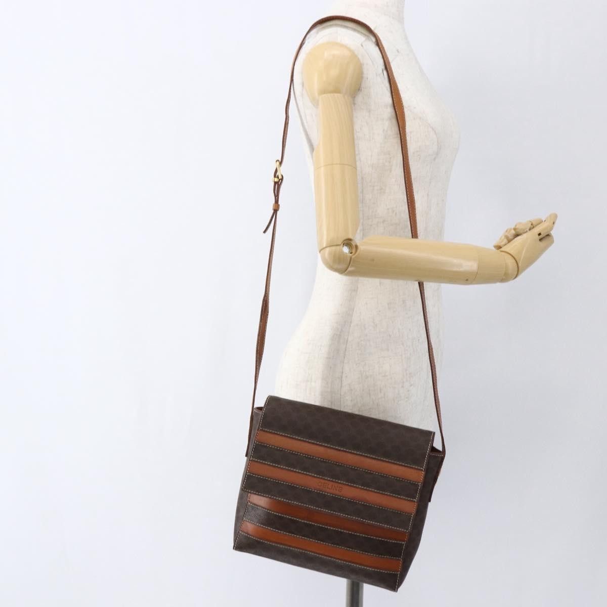 Celine Celine Vintage Macadam Canvas and Leather Size ONE SIZE - 13 Thumbnail