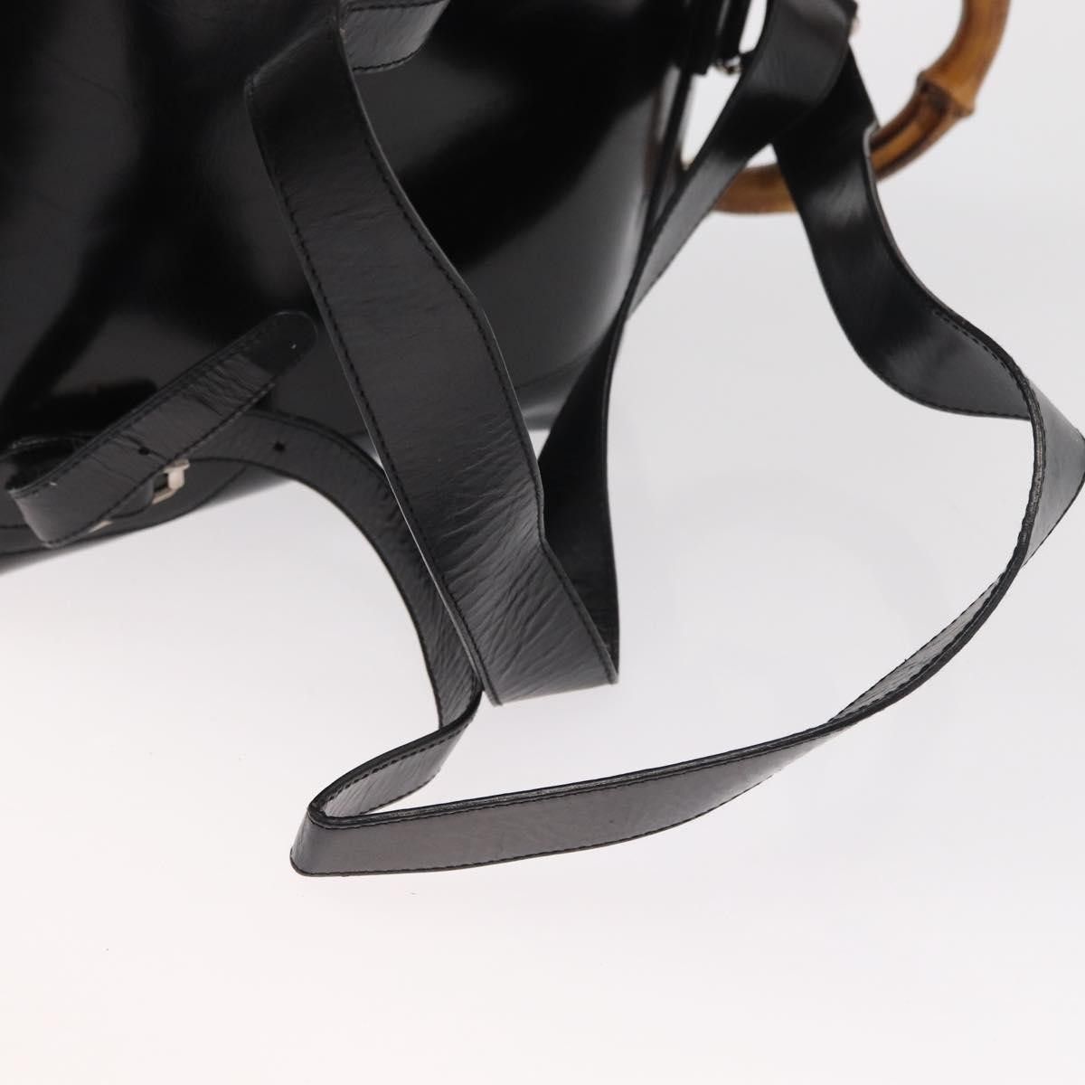Gucci Gucci Vintage Bamboo Backpack Leather Size ONE SIZE - 8 Thumbnail