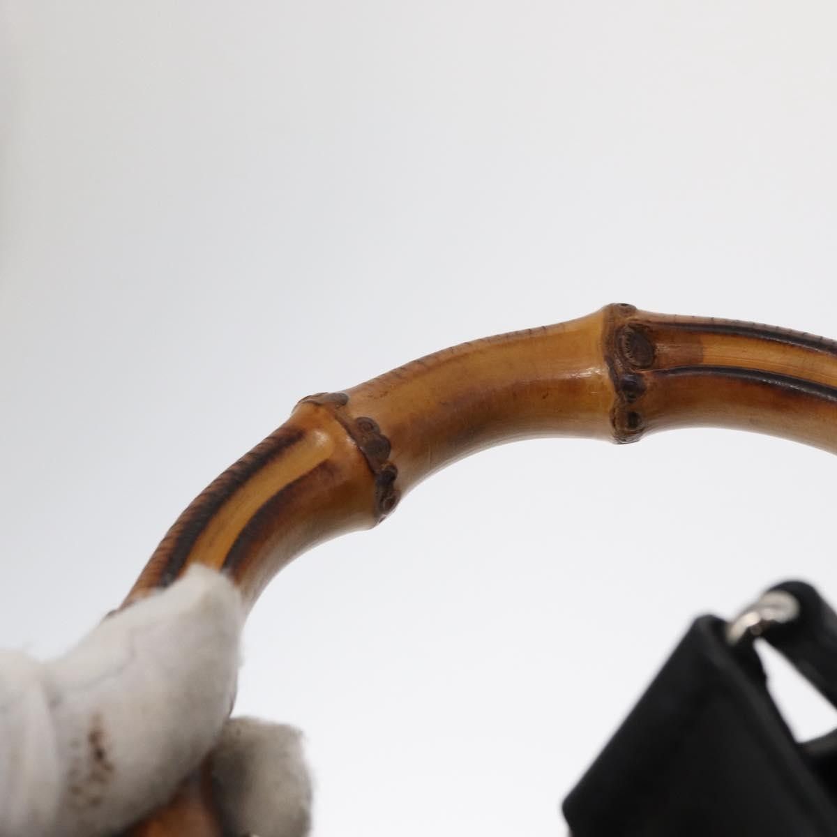 Gucci Gucci Vintage Bamboo Backpack Leather Size ONE SIZE - 20 Thumbnail