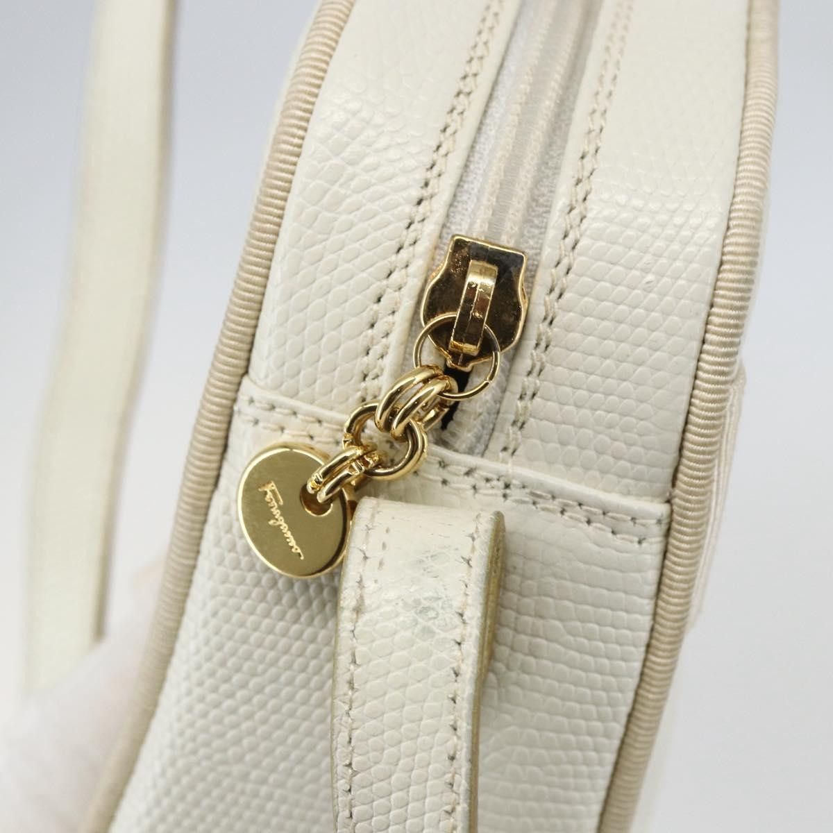 Salvatore Ferragamo Salvatore Ferragamo Vala Shoulder Bag Leather Size ONE SIZE - 12 Thumbnail