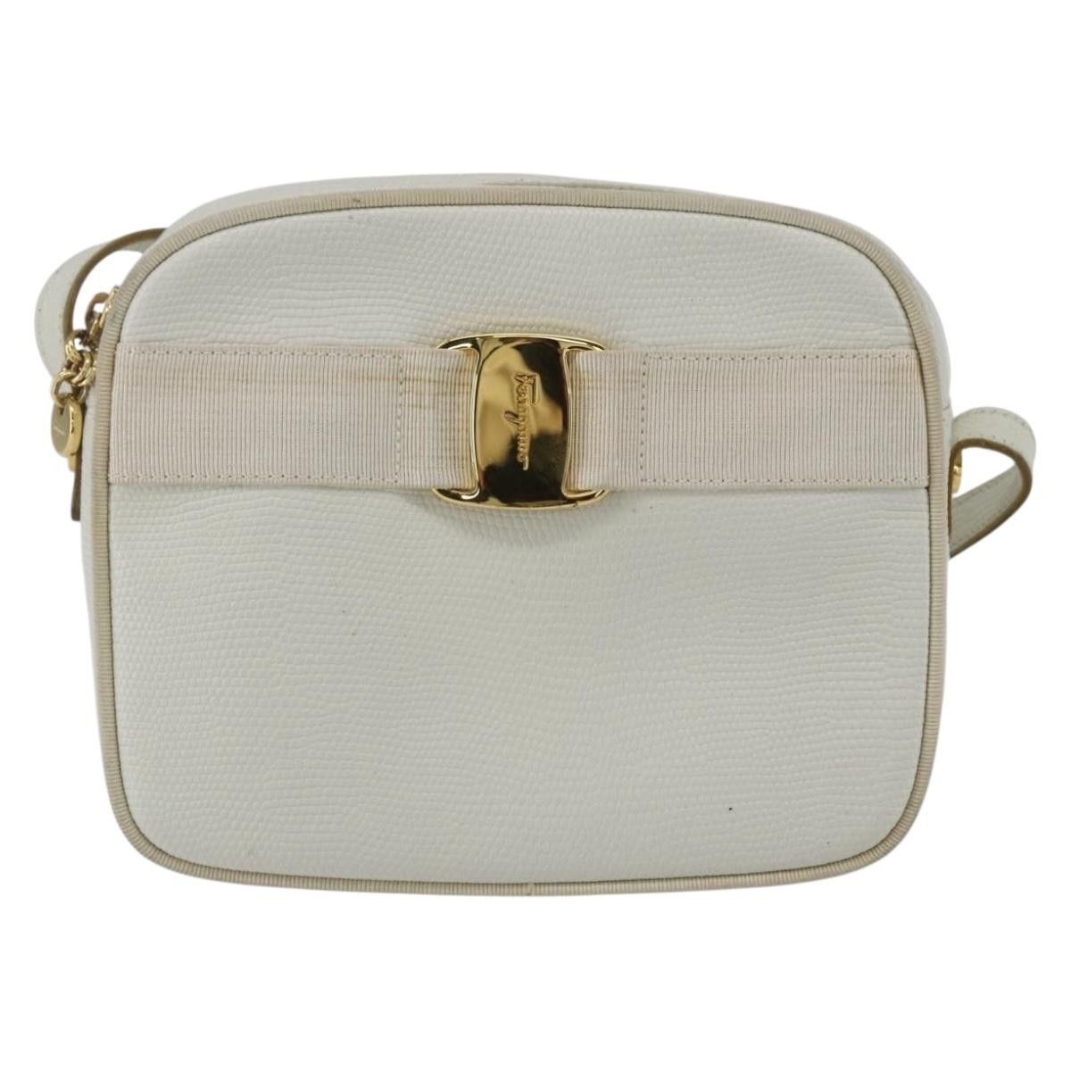 Salvatore Ferragamo Salvatore Ferragamo Vala Shoulder Bag Leather Size ONE SIZE - 17 Thumbnail