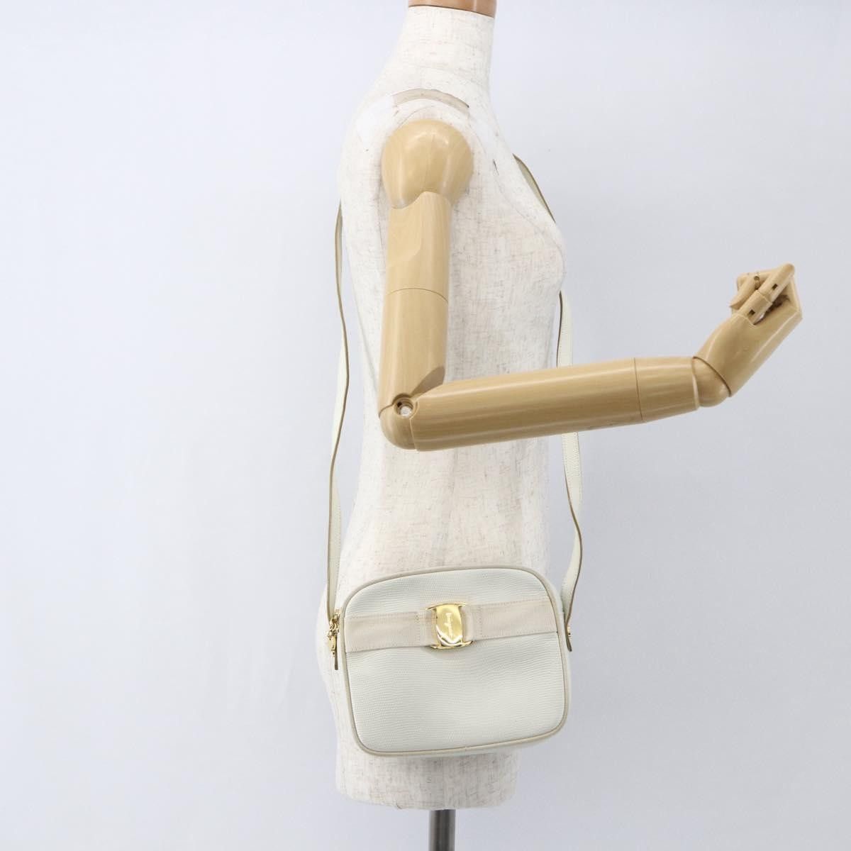 Salvatore Ferragamo Salvatore Ferragamo Vala Shoulder Bag Leather Size ONE SIZE - 13 Thumbnail
