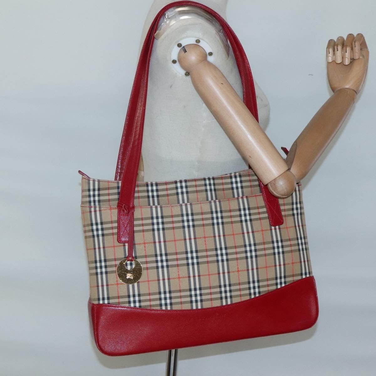 Burberry Burberry Nova Check Tote Canvas and Leather Size ONE SIZE - 14 Thumbnail