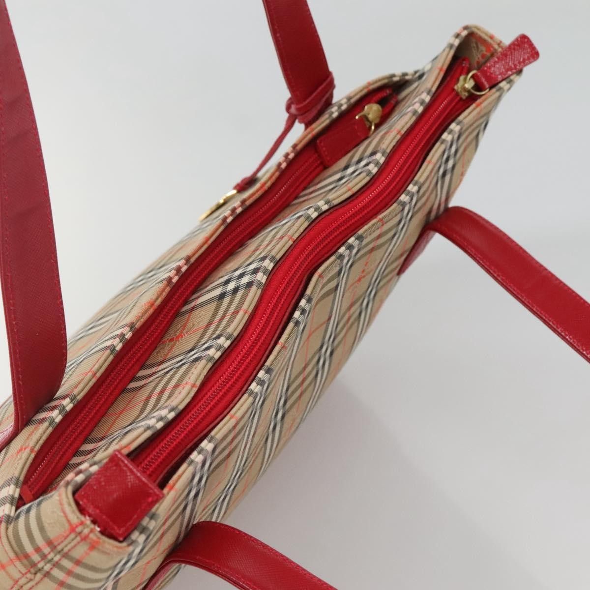 Burberry Burberry Nova Check Tote Canvas and Leather Size ONE SIZE - 16 Thumbnail