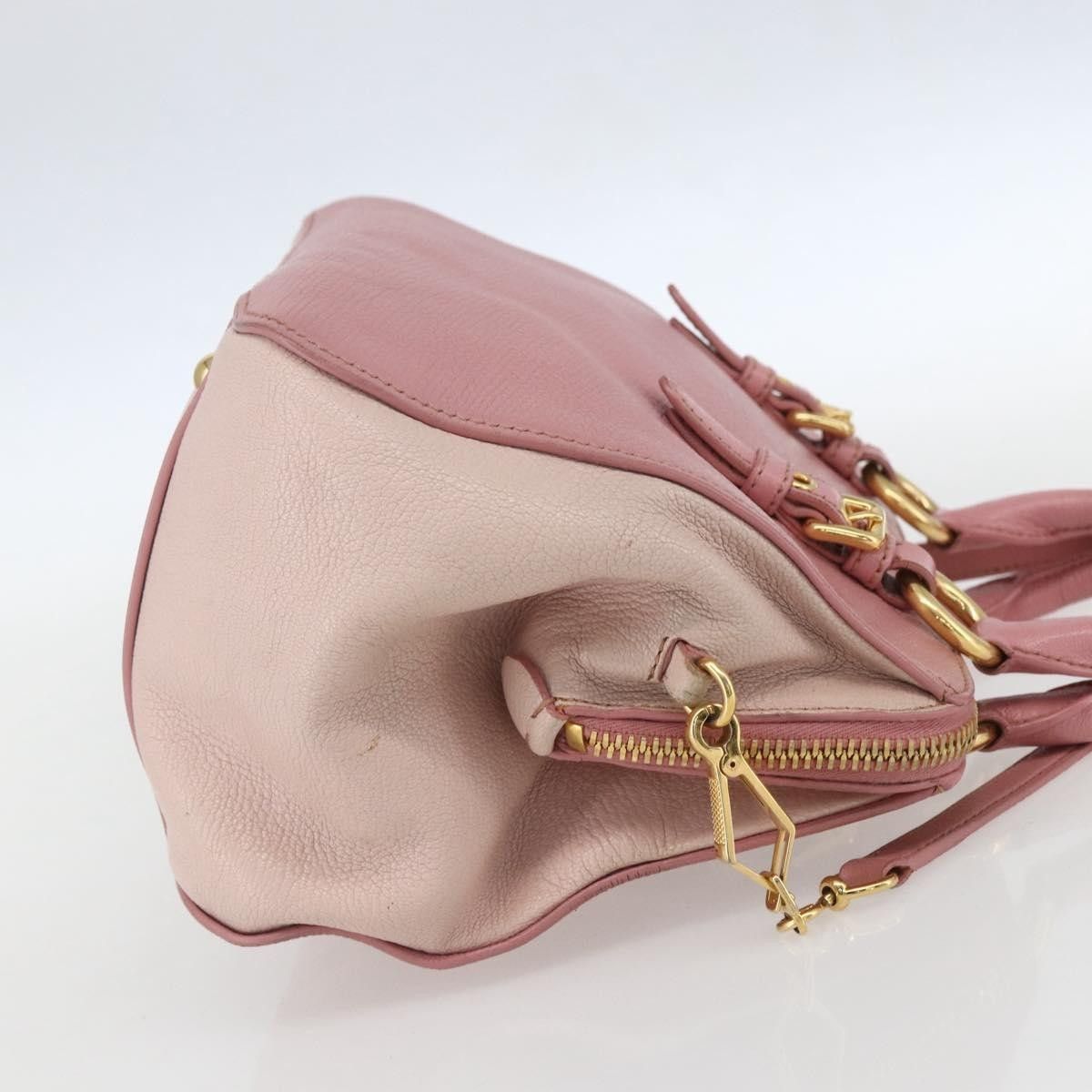 Miu Miu Miu Miu Madras Bowler Leather Size ONE SIZE - 4 Thumbnail