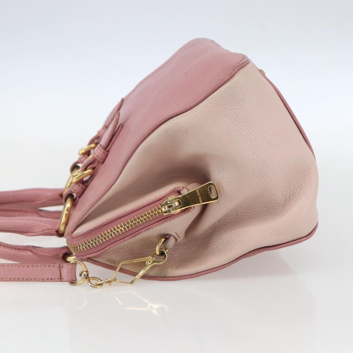 Miu Miu Miu Miu Madras Bowler Leather Size ONE SIZE - 3 Thumbnail
