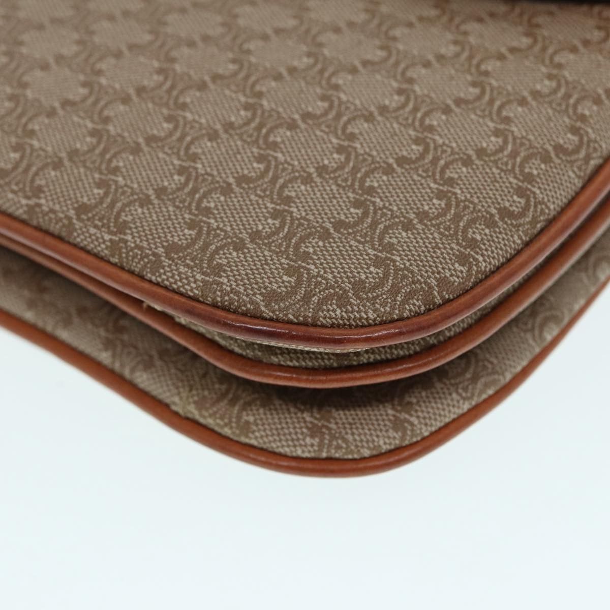 Celine Celine Vintage Macadam Shoulder Bag Canvas and Leather Size ONE SIZE - 9 Thumbnail