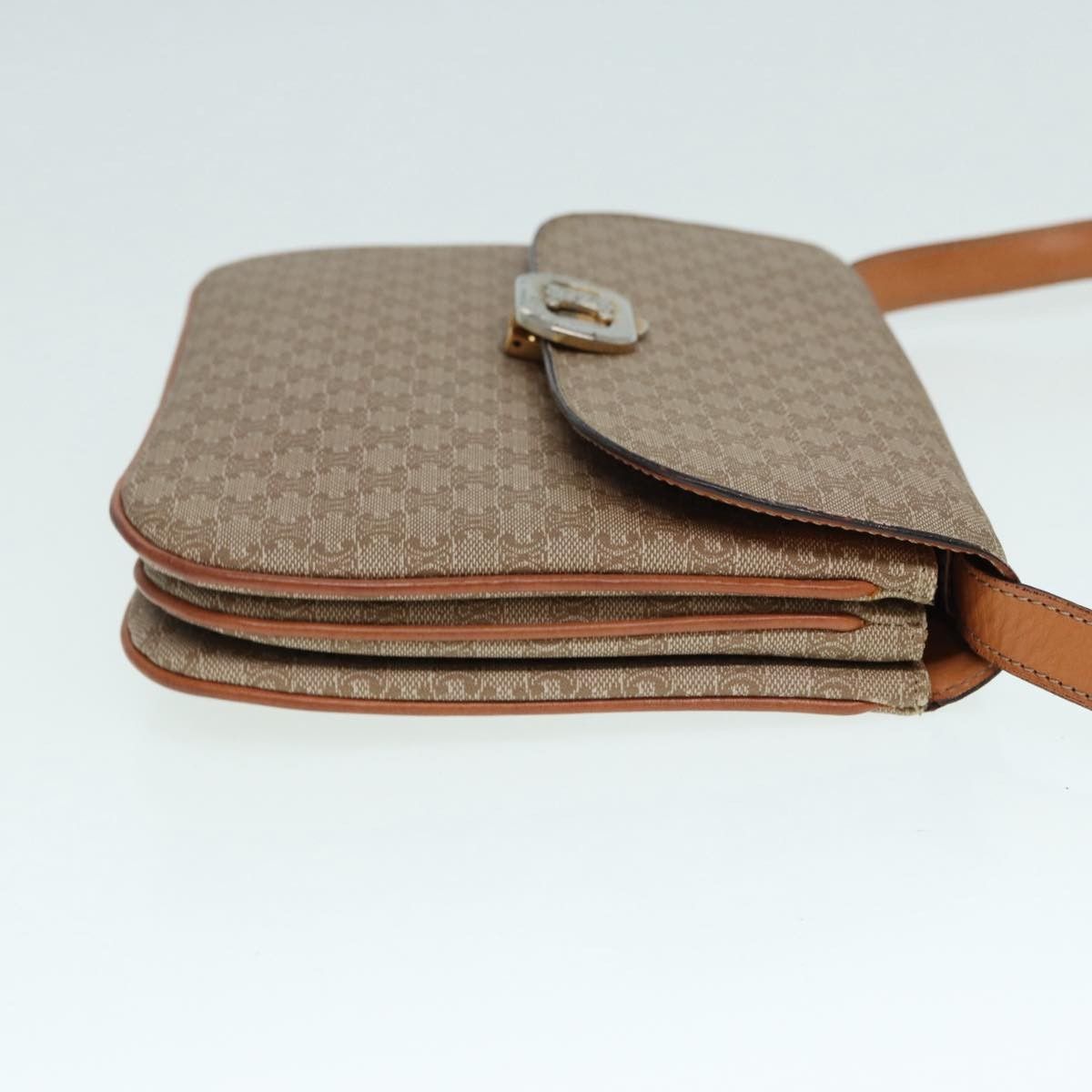 Celine Celine Vintage Macadam Shoulder Bag Canvas and Leather Size ONE SIZE - 3 Thumbnail