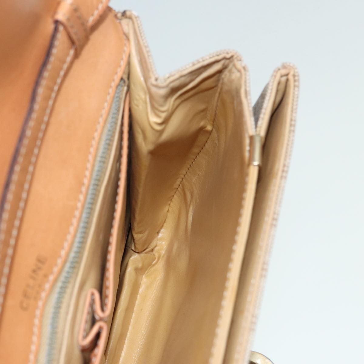 Celine Celine Vintage Macadam Shoulder Bag Canvas and Leather Size ONE SIZE - 20 Thumbnail