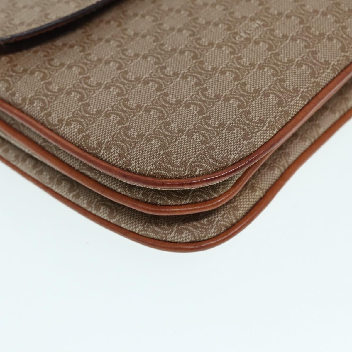 Celine Celine Vintage Macadam Shoulder Bag Canvas and Leather Size ONE SIZE - 8 Thumbnail