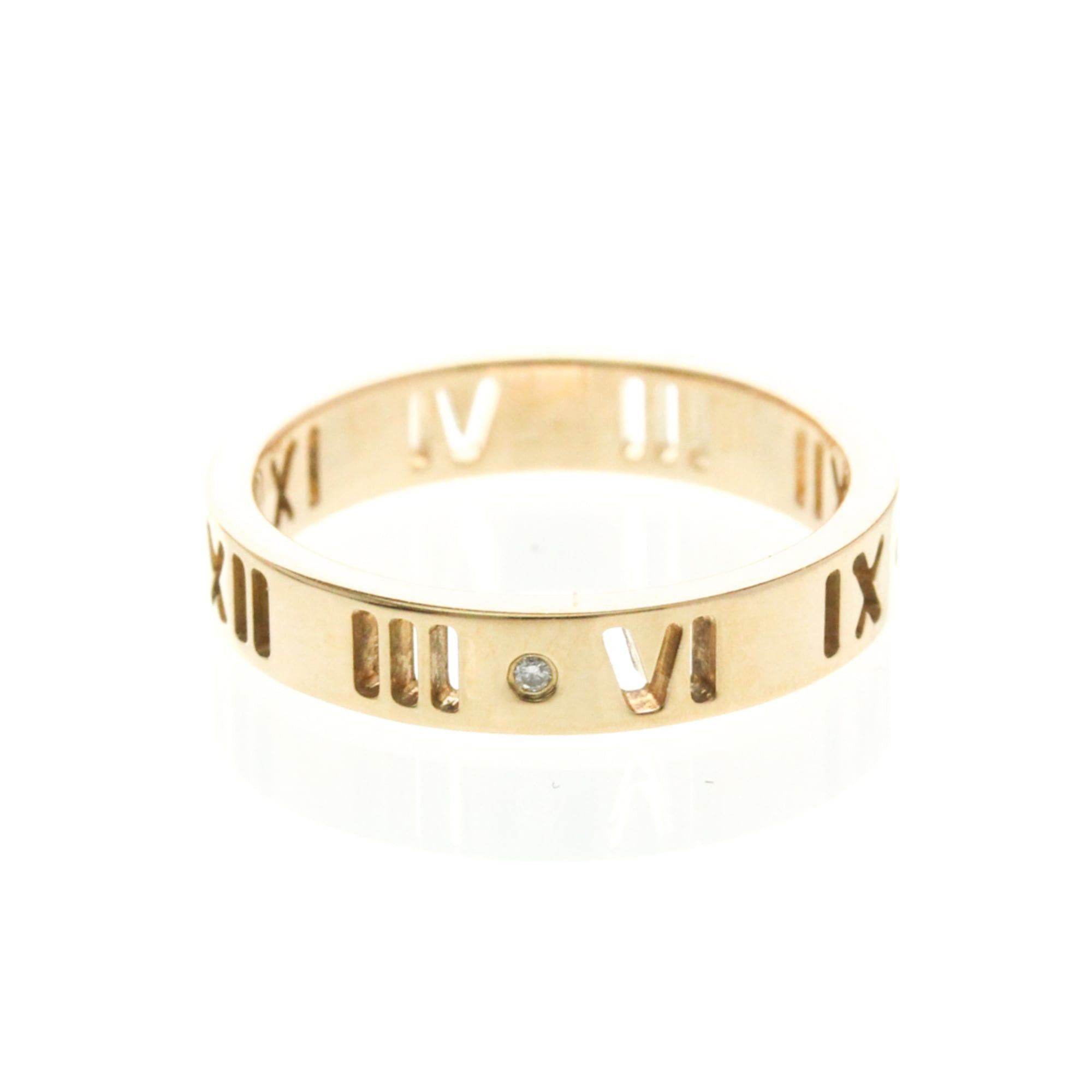 Tiffany & Co. Tiffany & Co. Atlas Pierced 18K Rose Gold and Diamonds Size ONE SIZE - 2 Thumbnail