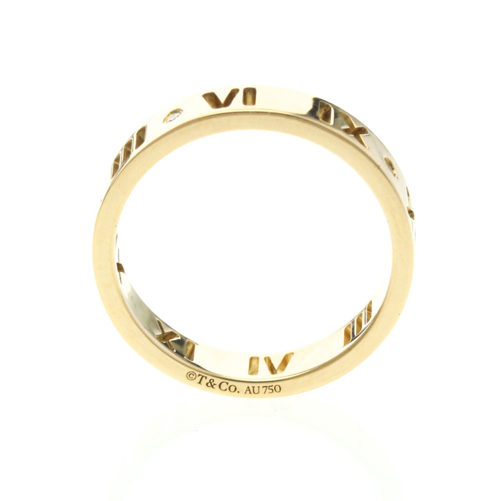 Tiffany & Co. Tiffany & Co. Atlas Pierced 18K Rose Gold and Diamonds Size ONE SIZE - 4 Thumbnail