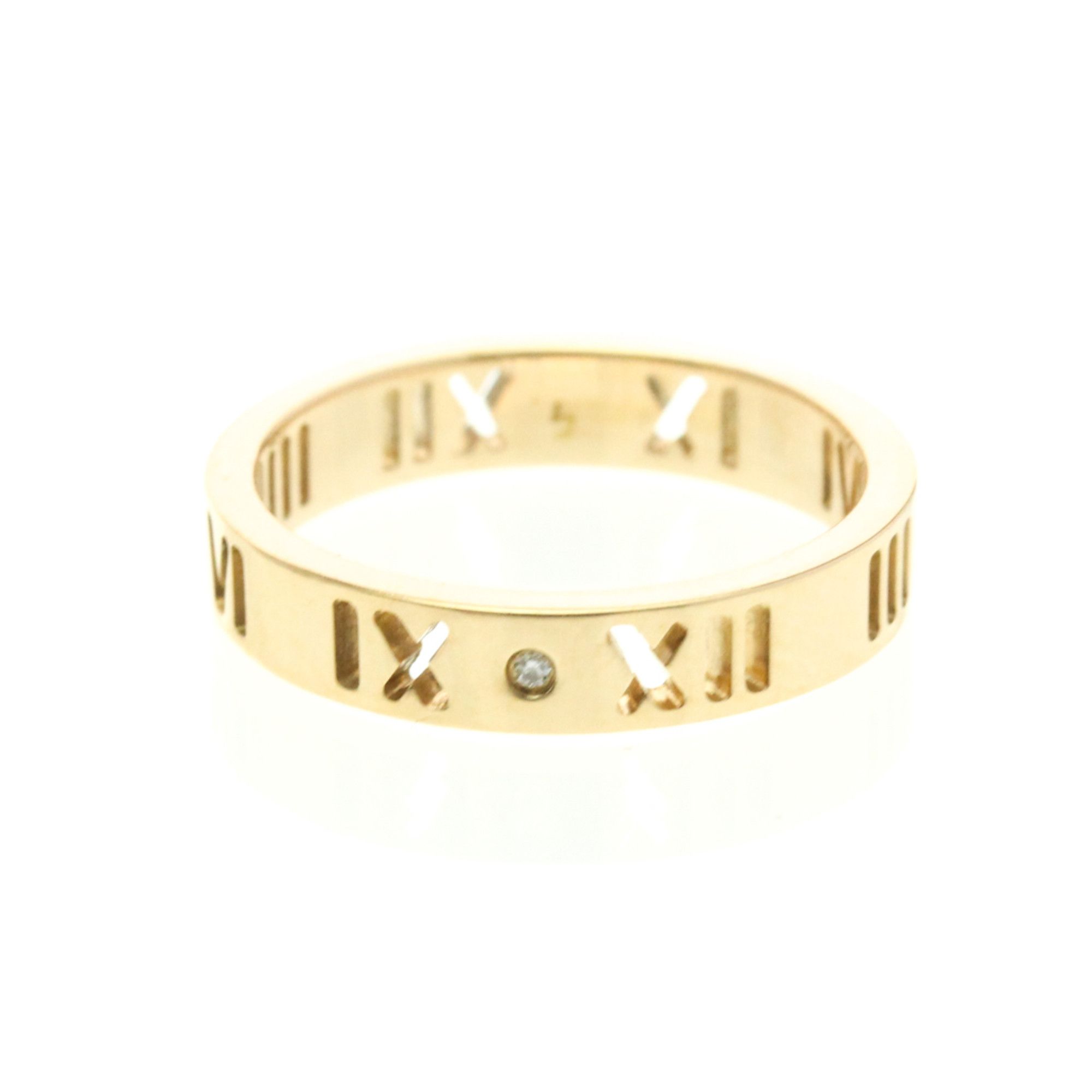 Tiffany & Co. Tiffany & Co. Atlas Pierced 18K Rose Gold and Diamonds Size ONE SIZE - 3 Thumbnail