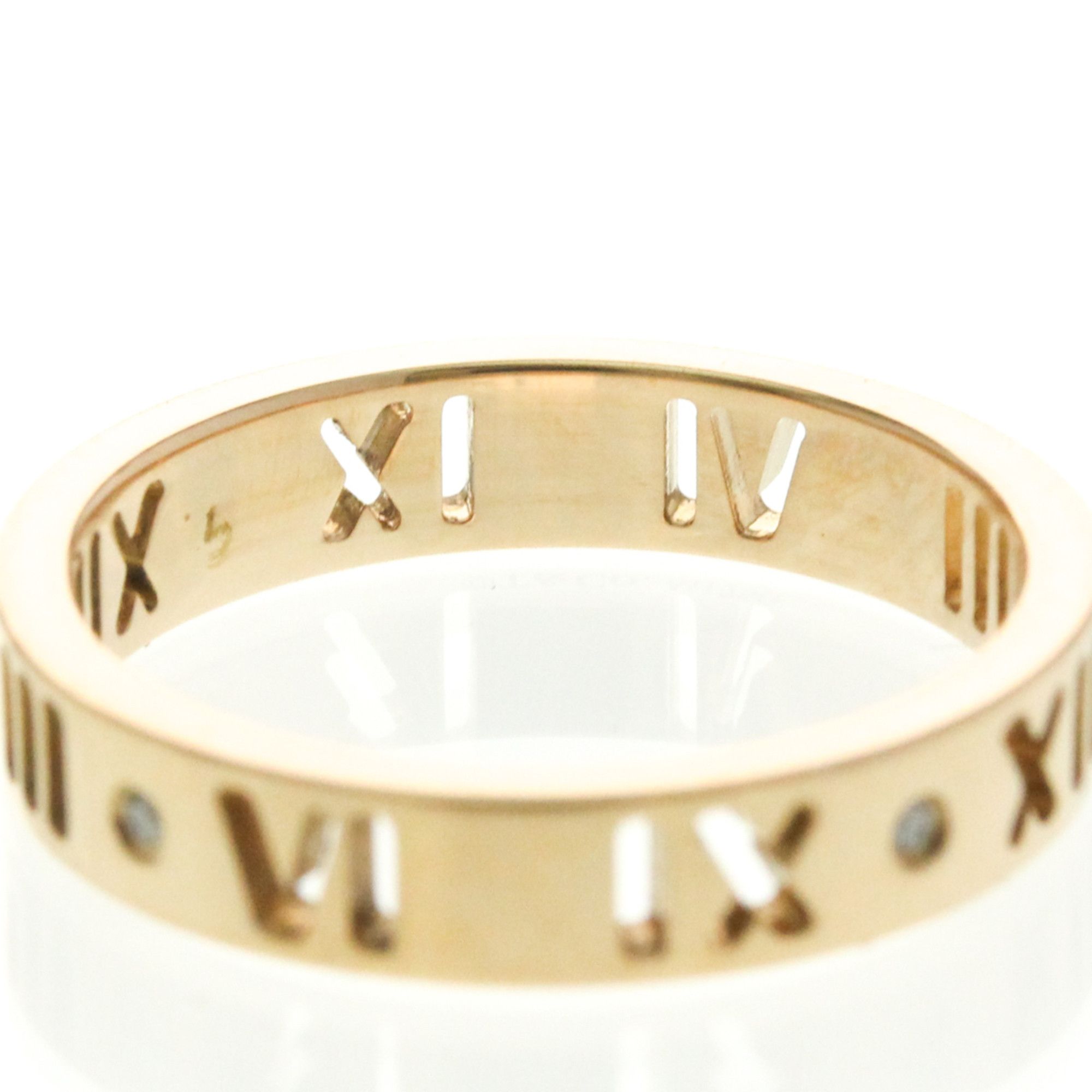 Tiffany & Co. Tiffany & Co. Atlas Pierced 18K Rose Gold and Diamonds Size ONE SIZE - 9 Thumbnail