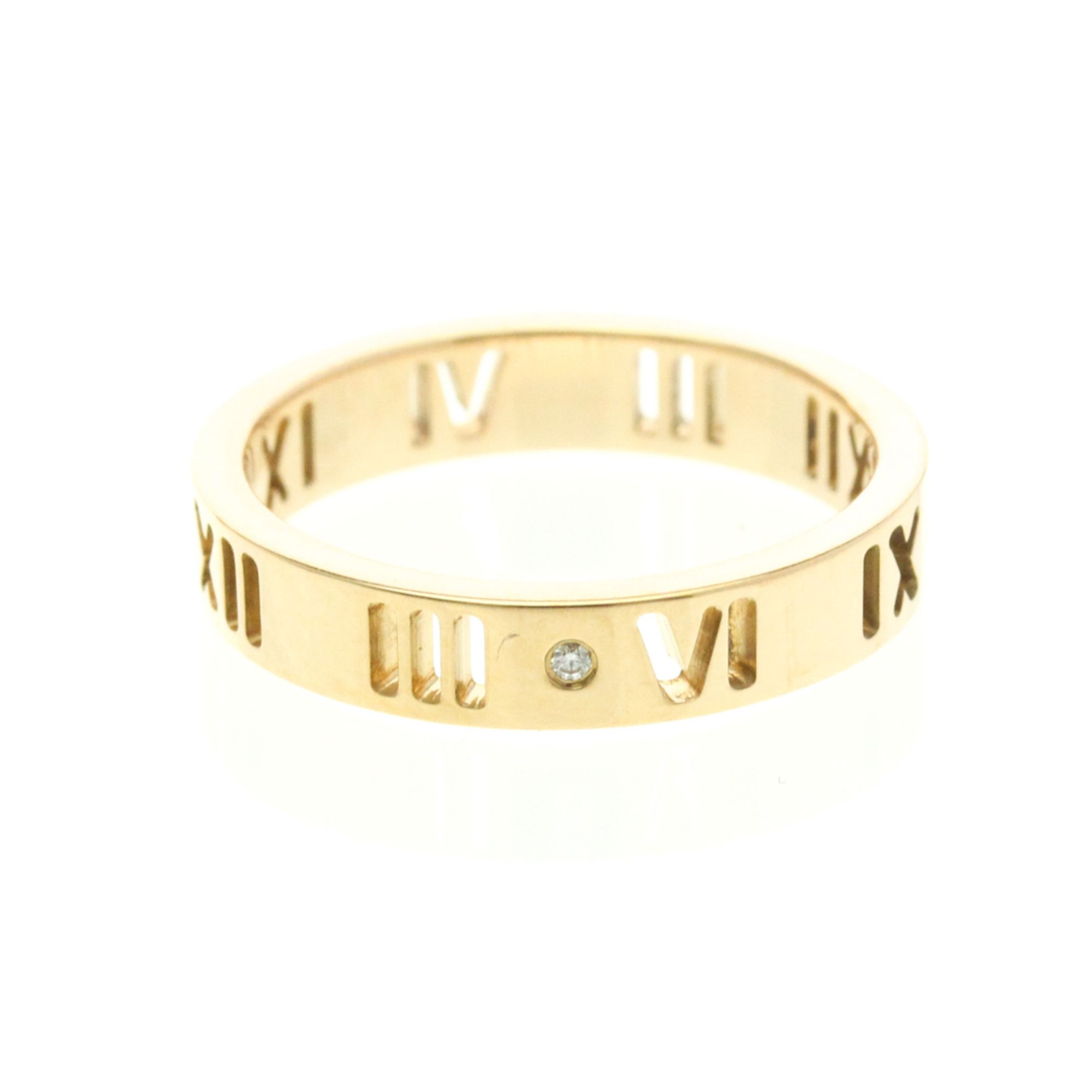Tiffany & Co. Tiffany & Co. Atlas Pierced 18K Rose Gold and Diamonds Size ONE SIZE - 10 Thumbnail