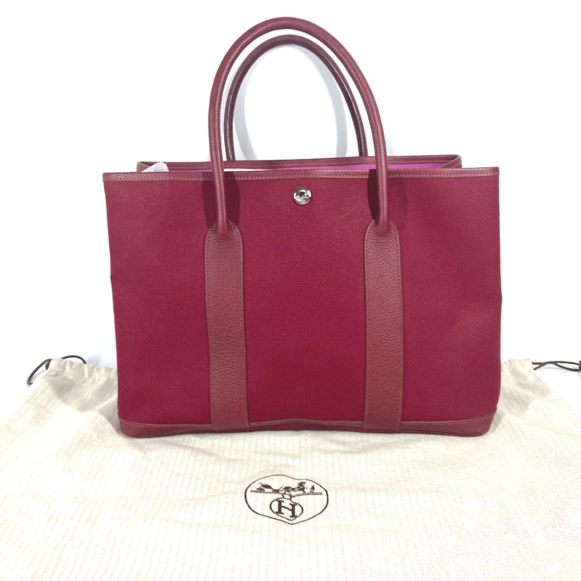 Hermes Hermes Garden Party Tote Canvas and Leather Size ONE SIZE - 7 Thumbnail