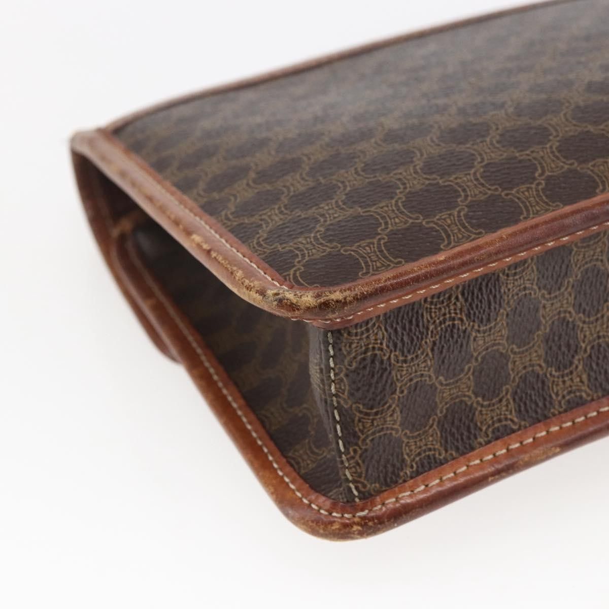 Celine Celine Circle Logo Macadam Pouch Canvas and Leather Size ONE SIZE - 11 Thumbnail