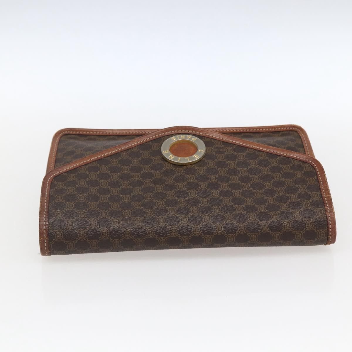 Celine Celine Circle Logo Macadam Pouch Canvas and Leather Size ONE SIZE - 14 Thumbnail