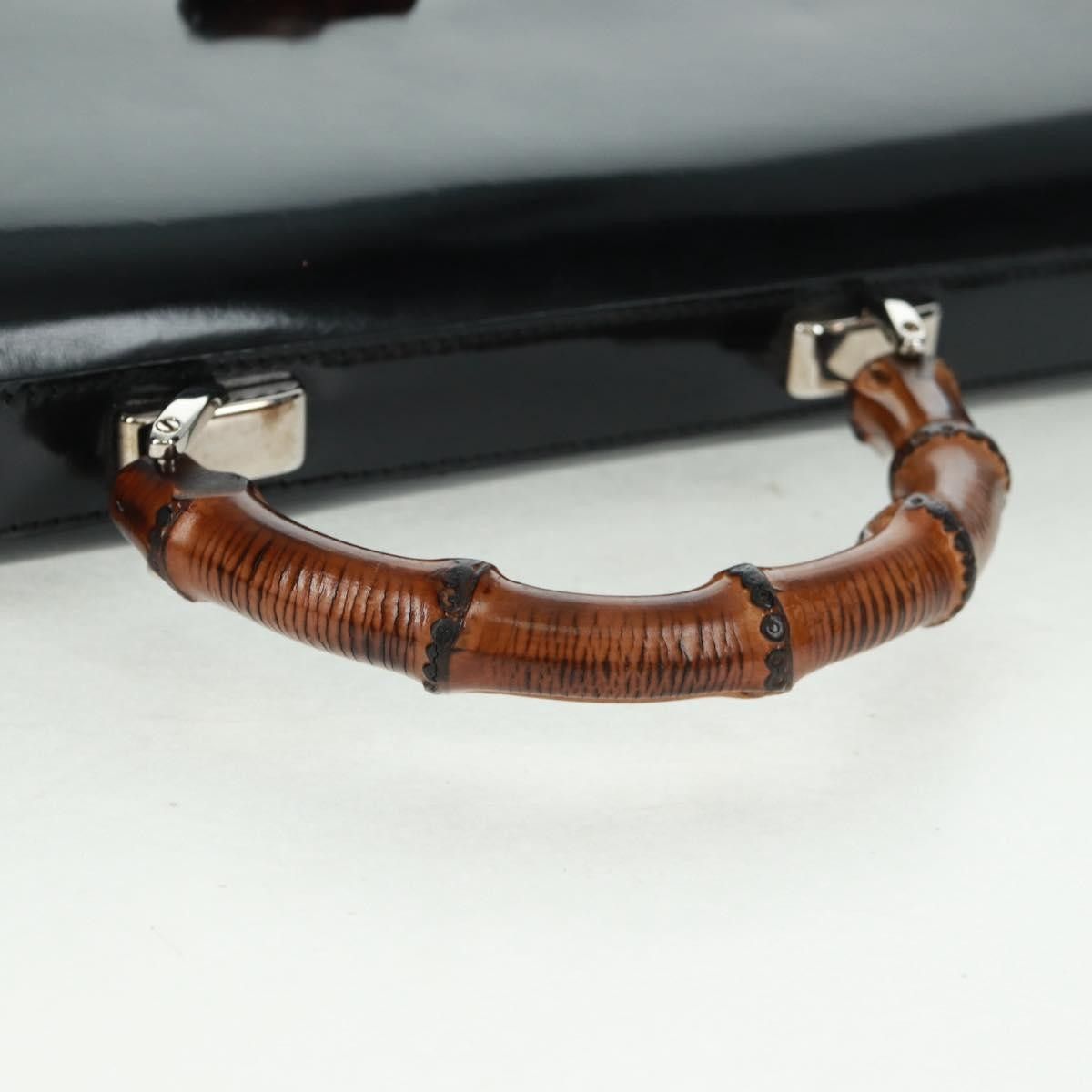 Gucci Gucci Vintage Bamboo Handle Patent leather Size ONE SIZE - 7 Thumbnail