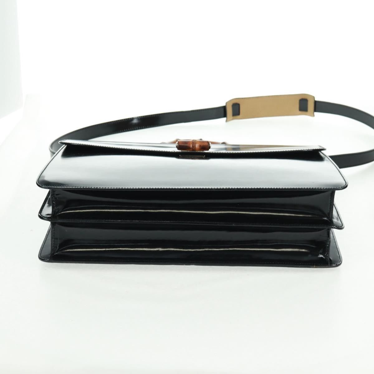 Gucci Gucci Vintage Bamboo Handle Patent leather Size ONE SIZE - 13 Thumbnail