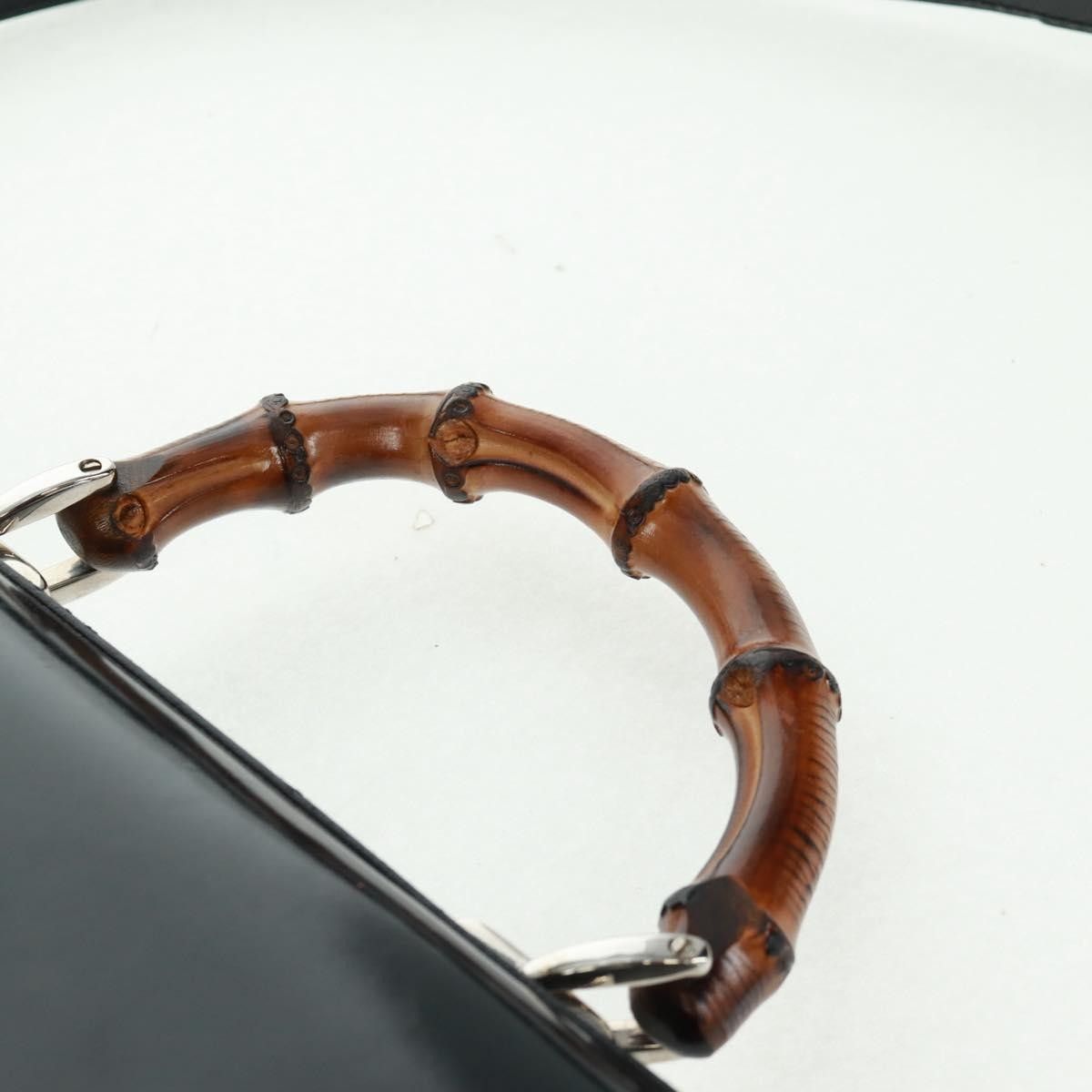 Gucci Gucci Vintage Bamboo Handle Patent leather Size ONE SIZE - 16 Thumbnail
