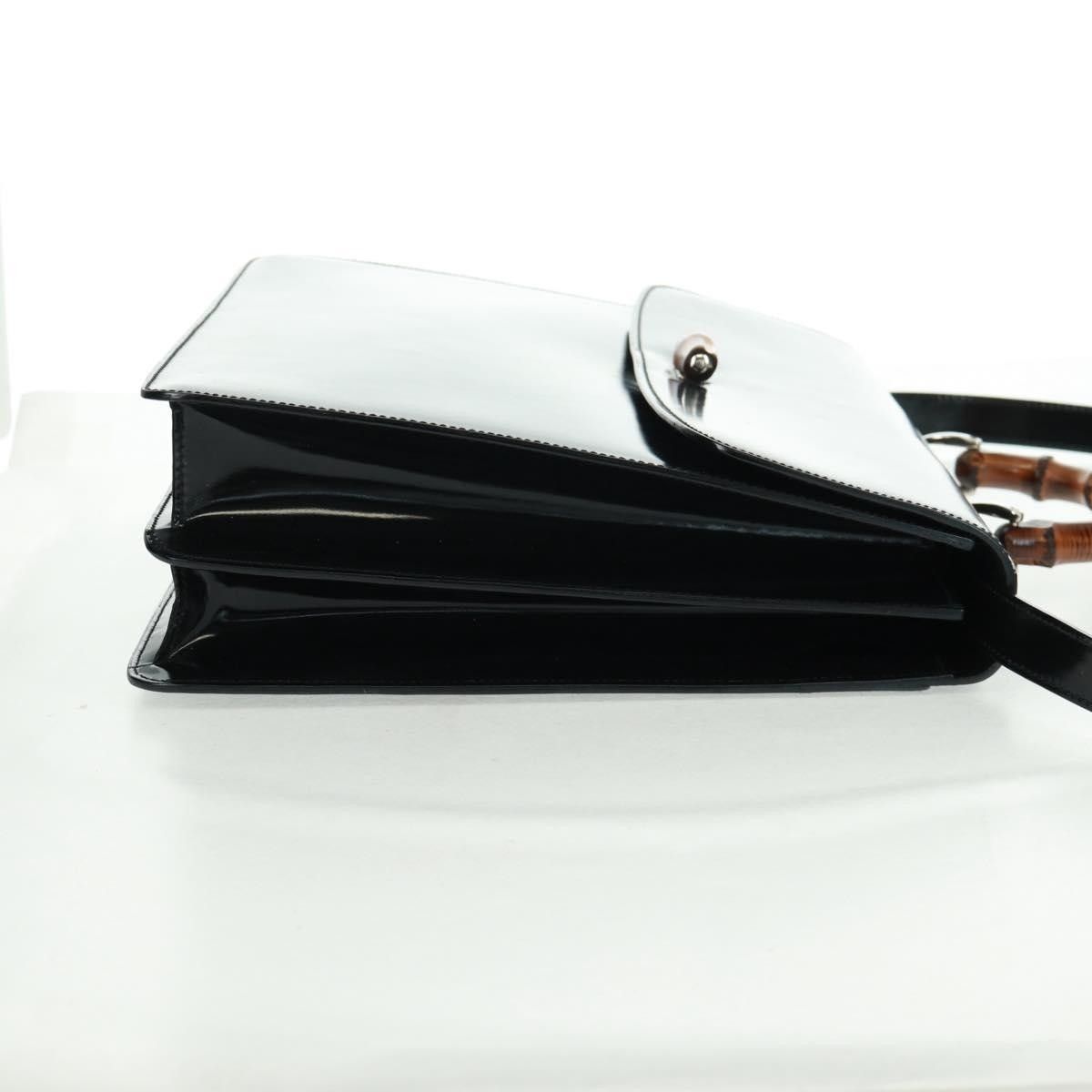 Gucci Gucci Vintage Bamboo Handle Patent leather Size ONE SIZE - 3 Thumbnail