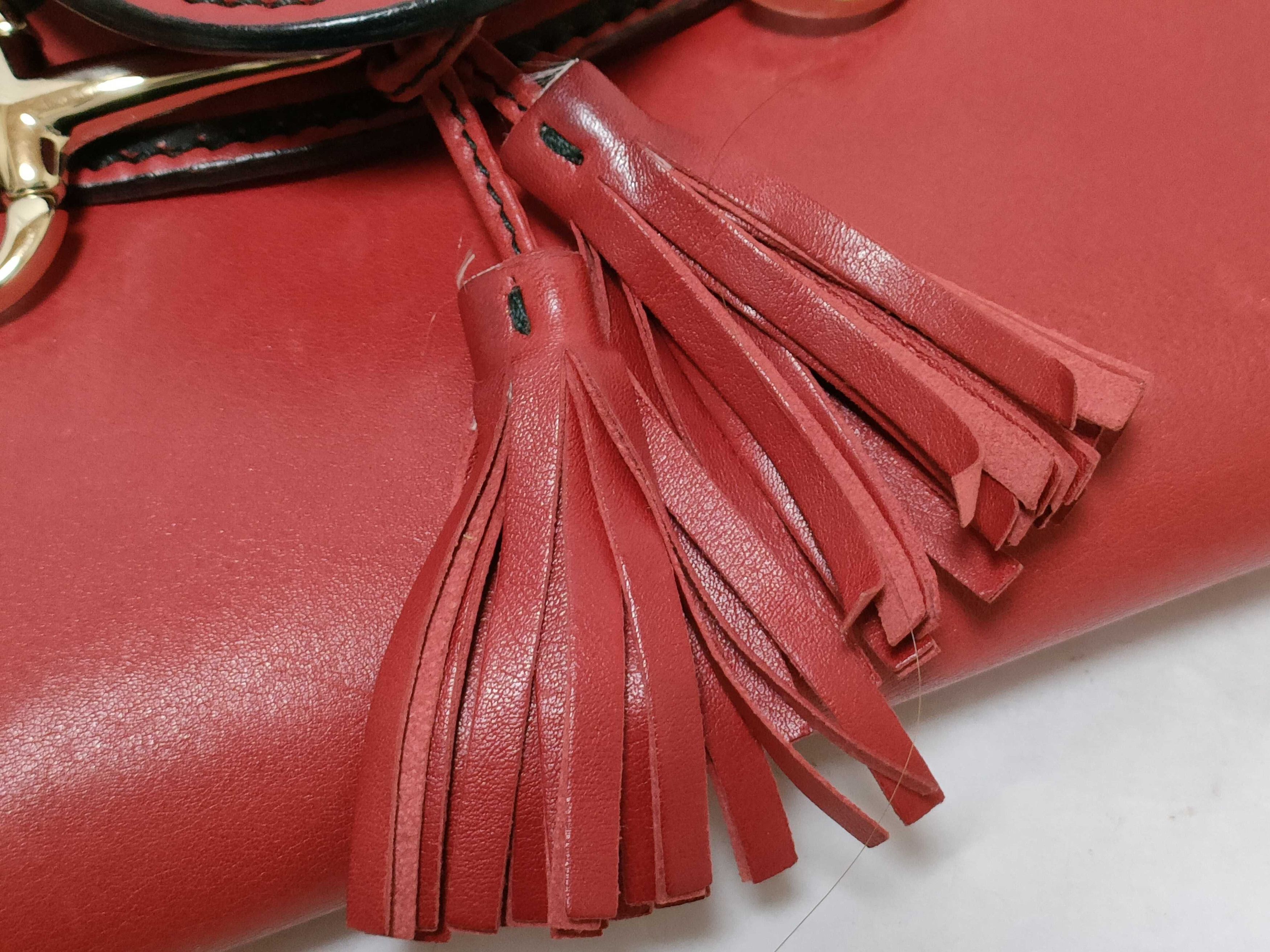 Gucci Gucci Emily Chain Flap Bag Leather Size ONE SIZE - 8 Thumbnail