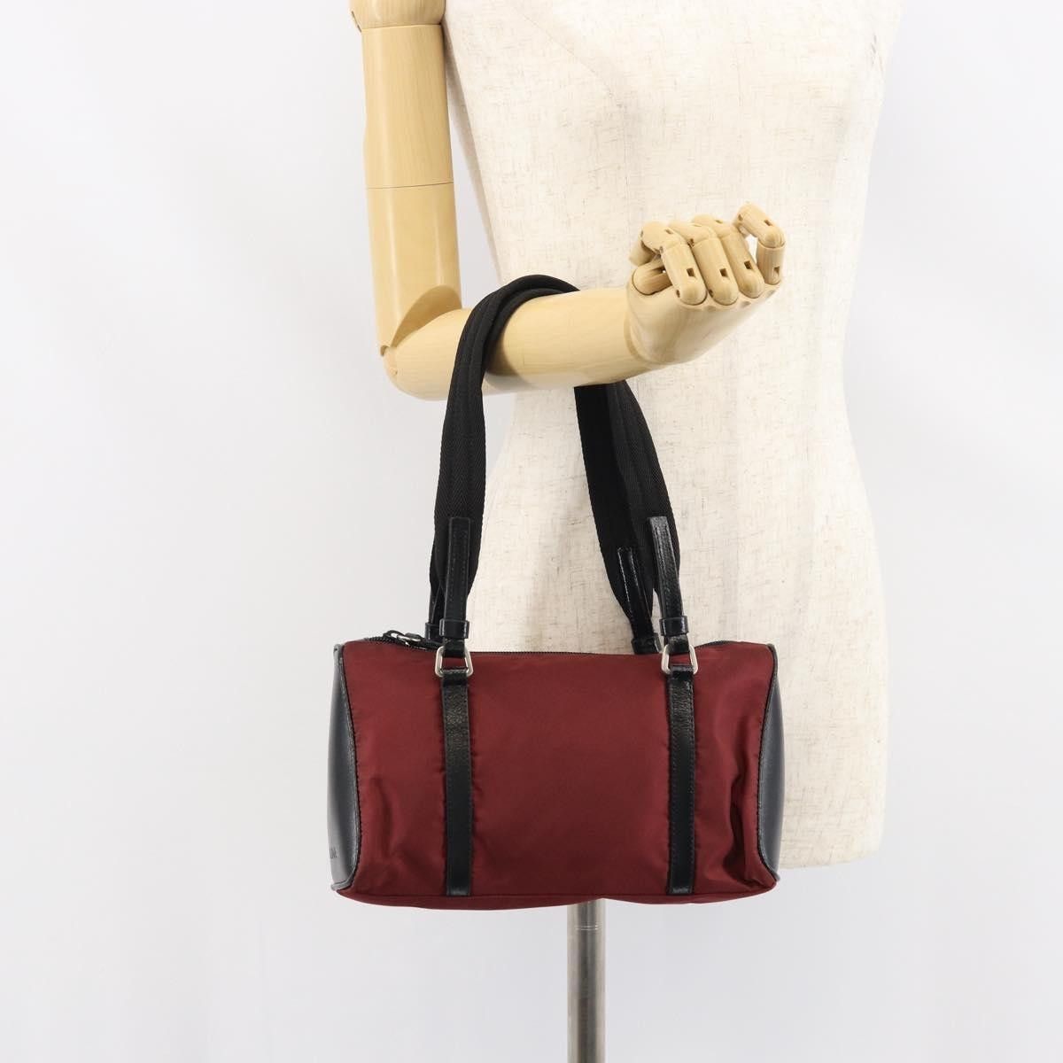 Prada Prada Vintage Zip Handbag Tessuto Size ONE SIZE - 14 Thumbnail