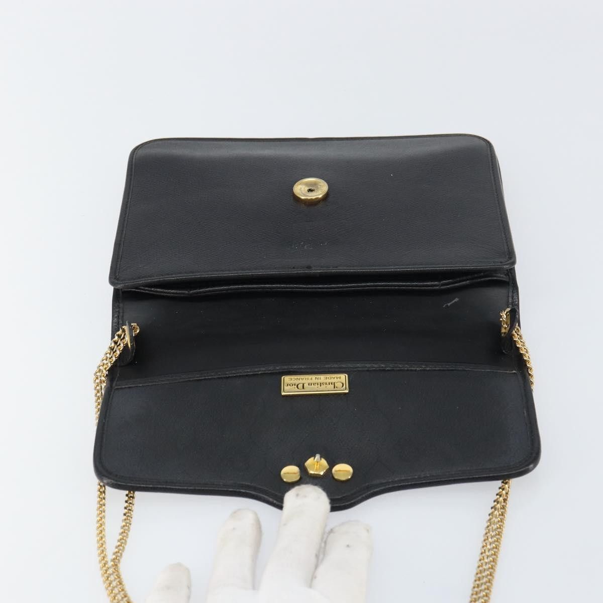 Dior Christian Dior Vintage CD Chain Flap Leather Size ONE SIZE - 17 Thumbnail