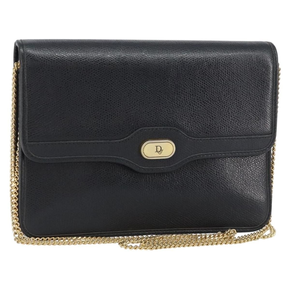 Dior Christian Dior Vintage CD Chain Flap Leather Size ONE SIZE - 18 Thumbnail