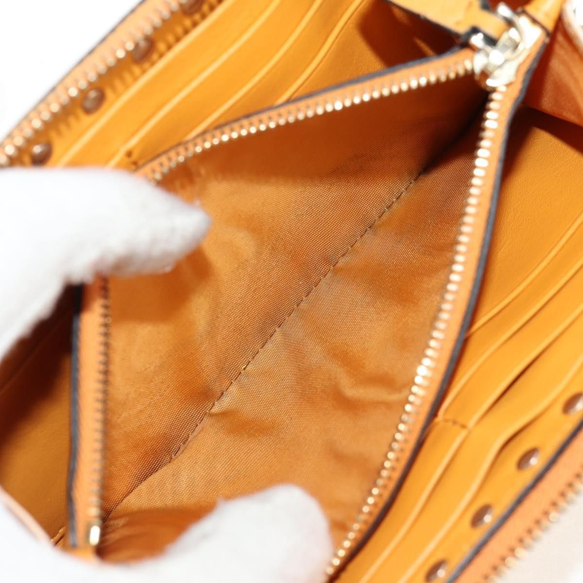 Valentino Valentino Garavani Rockstud Zip Around Striped Leather Size ONE SIZE - 18 Thumbnail