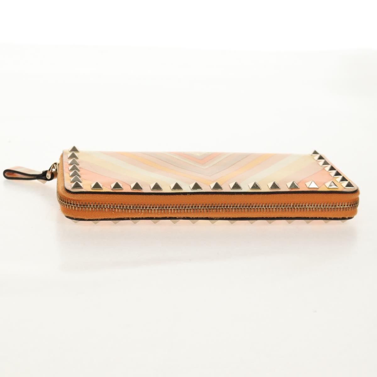 Valentino Valentino Garavani Rockstud Zip Around Striped Leather Size ONE SIZE - 15 Thumbnail