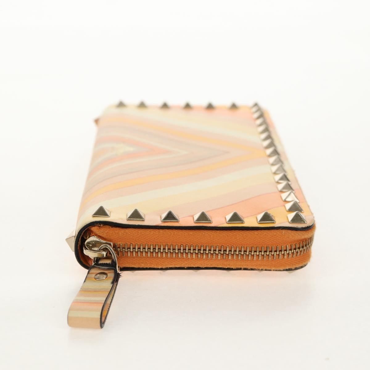 Valentino Valentino Garavani Rockstud Zip Around Striped Leather Size ONE SIZE - 4 Thumbnail